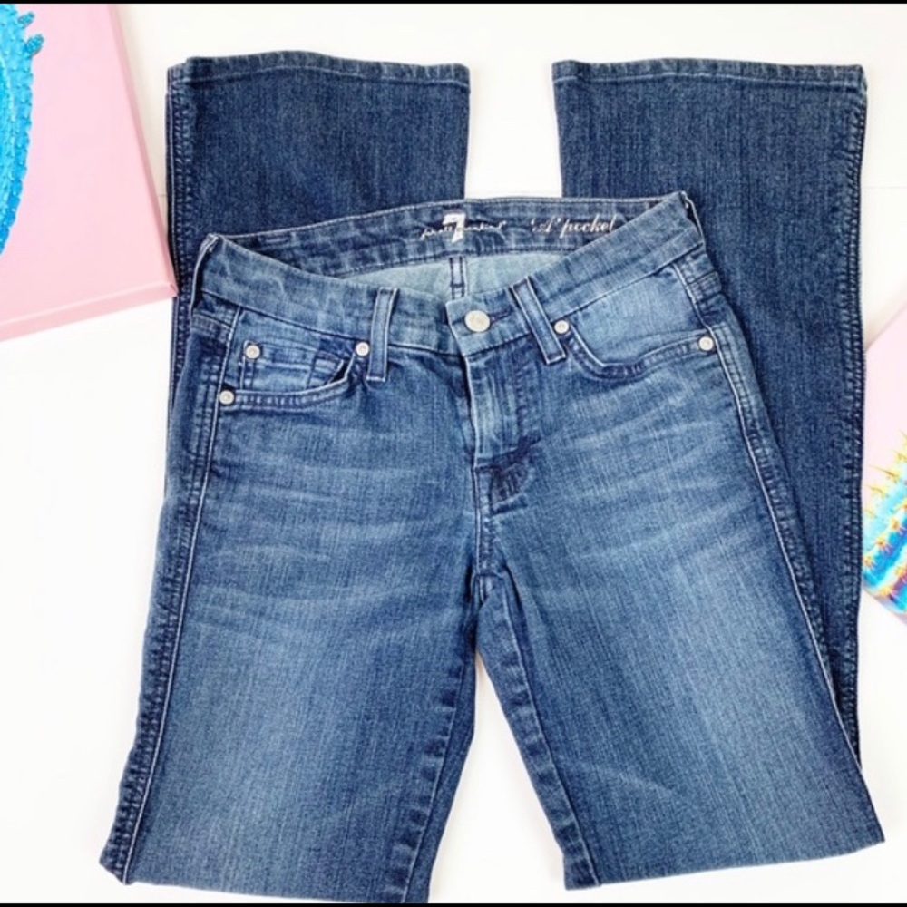 7 For All Mankind “A” Pocket Flare Jeans 24